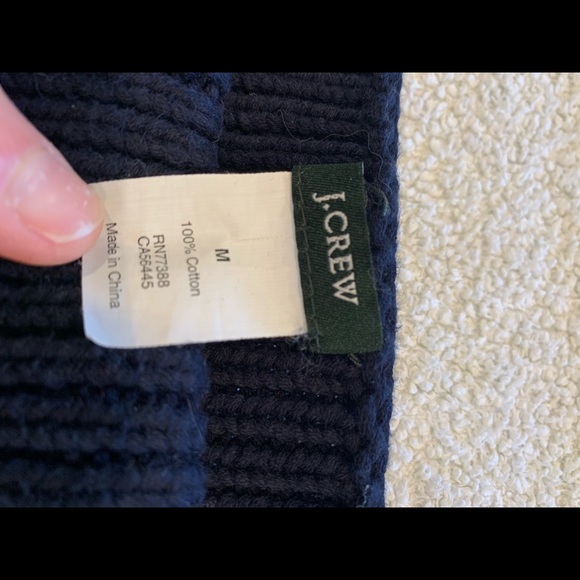 J Crew Woman’s 100% Cotton Boatneck Sweater. Size Medium. Gently Used. - Picture 10 of 12
